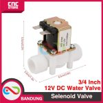 SELENOID VALVE KRAN AIR ELECTRIK DC 12V 3/4 INCH 3/4 IN MESIN CUCI - Image 2