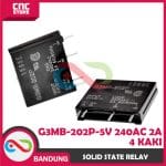 SOLID STATE RELAY G3MB-202P G3MB-202P-5V 240AC 2A 4 KAKI