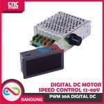 PWM 30A DIGITAL DC MOTOR SPEED CONTROLL 12-80V 12V24V36V48V80V LCD  PENGONTROL KECEPATAN