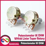 POTENSIO POTENSIOMETER 1K 1KOHM WH148 LINIER TAPER ROTARY - Image 2