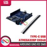ARDUINO UNO R3 ATMEGA328P SMD CH340 ATMEGA328P TYPE-C - Image 3