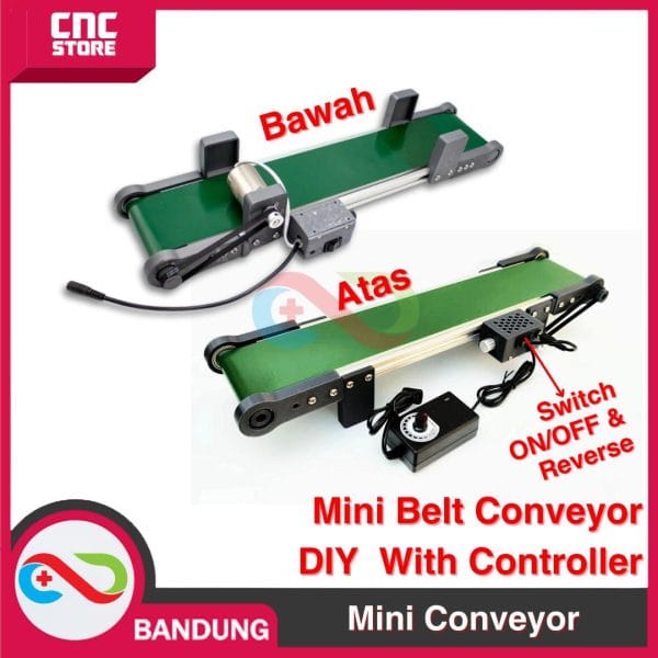 MINI BELT CONVEYOR MINI CONVEYOR DIY SET 10X70CM WITH CONTROLER