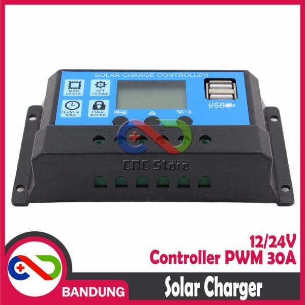 SOLAR CHARGE CONTROLLER 30A CELL PWM PENGISI DAYA SURYA KW1210