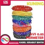 KABEL BINTIK SERABUT TEMBAGA OTOMOTIF MOBIL MOTOR STANDARD JEPANG - AVSS 0.85 -BIRU PERMETER - Image 5
