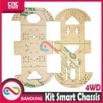 KIT SMART CHASSIS 4WD WHEEL DRIVE RC ARDUINO RASPBERRY ABS - Image 5