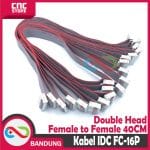 KABEL FC-16P JTAG IDC DOUBLE HEAD FEMALE TO FEMALE 40CM ABU