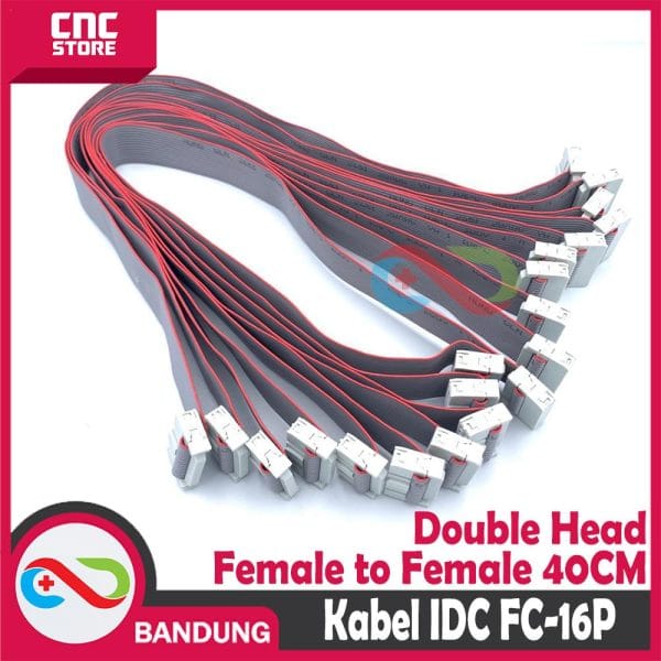 KABEL FC-16P JTAG IDC DOUBLE HEAD FEMALE TO FEMALE 40CM ABU