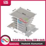 (Heatsin Pendingin - Heatsink Alumunium) Heatsink Aluminium Pendingin untuk Solid State Relay SSR 1-50A