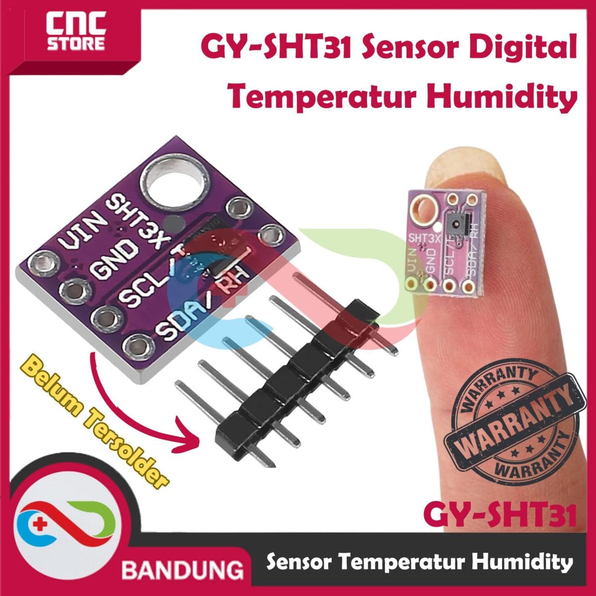 GY-SHT30-D GY-SHT31 SHT35 SHT40 SHT41 SHT45 Digital TEMPERATURE HUMIDITY - Image 1