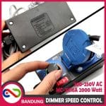 HQ DIMMER 2000W AC PENGATUR KECEPATAN GERINDA SELEPAN BOR 2000 WATT - Image 5