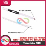 SENSOR SUHU 3D PRINTER THERMISTOR NTC 100K 3950 1% 100K 100CM 1M - Image 2