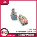 CONNECTOR KONEKTOR KABEL NV-F12/F13/F14/F15 SAMBUNGAN KABEL 1 LUBANG KE 3 - NV-F13 ORANGE - Image 3