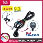 KABEL AC BUNTUNG 2 WIRE SNI 220-250V 16A HIGH QUALITY - Image 2
