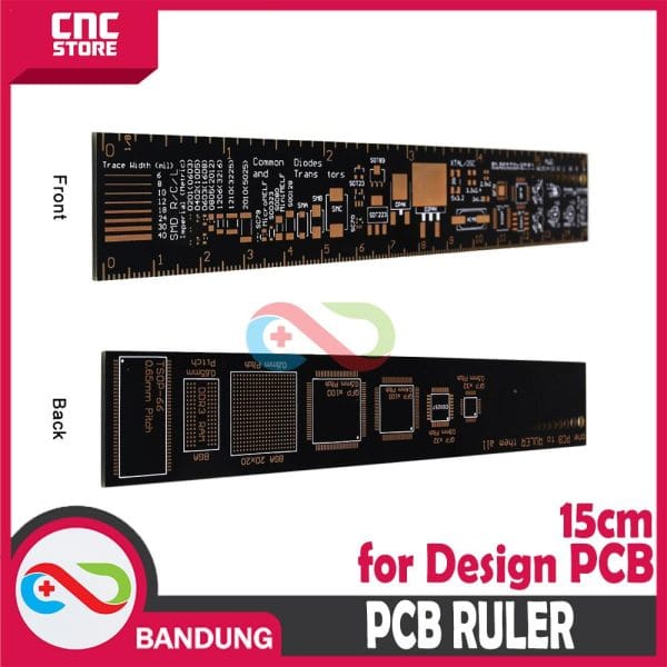 PCB RULER 15 CM PENGGARIS PCB UNTUK REFERENSI DESAIN PCB