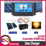 SOLAR CHARGE CONTROLLER 30A CELL PWM PENGISI DAYA SURYA KW1210 - Image 2