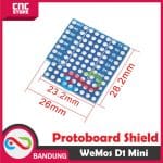 WEMOS D1 MINI PROTOTYPING PROTOBOARD SHIELD - Image 5