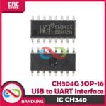 IC CH340 SMD CH340G USB SERIAL TTL UART RS232 CHIP CH 340 SOP16 - Image 5