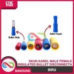 SKUN KABEL INSULATED BULLET MALE FEMALE DISCONNECTA MPD 2-156 BIRU - Image 3
