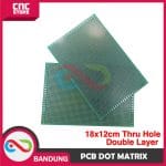 PCB DOT MATRIX THRU HOLE DOUBLE LAYER 18X12CM 18*12CM - Image 5