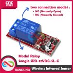 Wireless Infrared Sensor Remote Control Receiving Relay 1 Channel 12V - Image 3