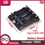 BATTERY SHIELD V3 18650 RASPBERRY PI WEMOS NODEMCU ESP32 - Image 3