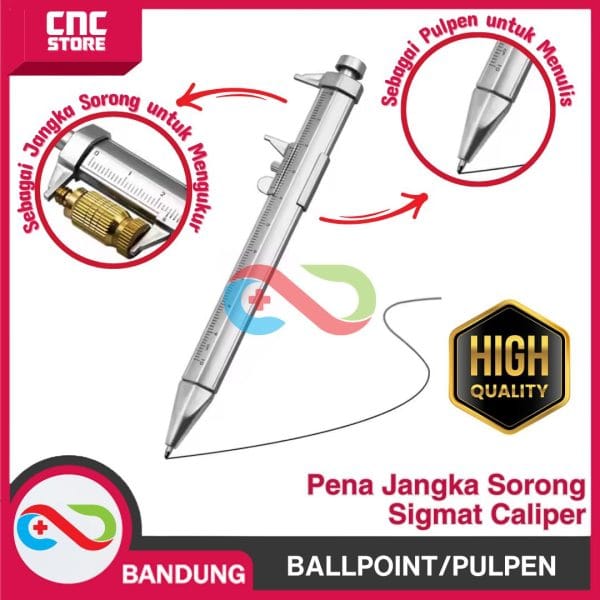 Ballpoint / Pulpen / Pena Jangka Sorong Sigmat Kaliper