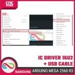 Arduino Mega 2560 R3 ATmega 16U2 Compatible Board + Kabel USB - Pengembangan Proyek Elektronik - Image 7