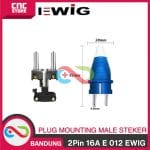 PLUG MOUNTING COLOKAN AC STEKER 2P 16A E 012 EWIG SNI INDUSTRIAL GRADE - Image 2