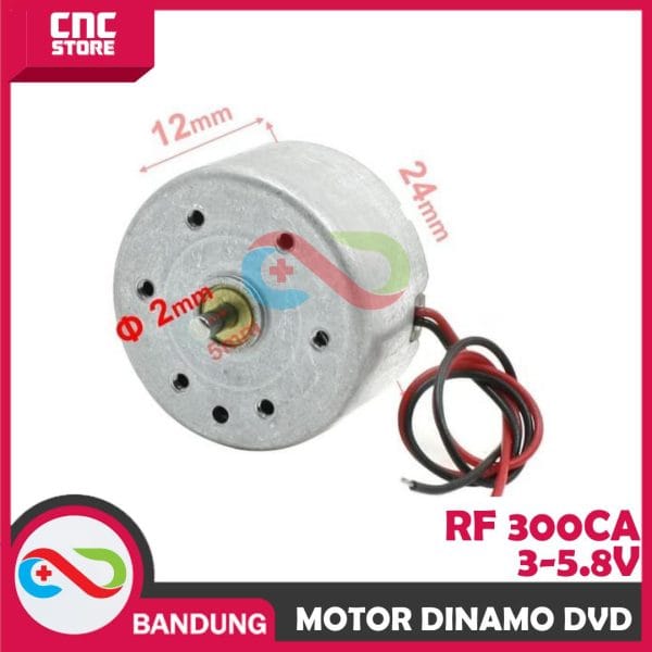 MOTOR DC 3V SAMPAI 5.8V MOTOR DINAMO DVD PROJECT ELEKTRO