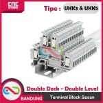 Terminal Block Susun Double Deck - Terminal Block Susun UKK3 Double Deck UKK3N Double Level CUKK-3 dan Terminal Block Susun UKK5 Double Deck UKK5N Double Level CUKK-5 -UKK3N Double Level CUKK-3 - Image 2