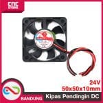 Kipas Pendingin DC Fan 5010 5V 12V 24V 50x50x10 Brushless Mini -  24Volt