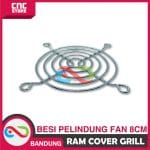 RAM COVER GRILL BESI PELINDUNG TUTUP KIPAS FAN 8CM 8 CM JARING GUARD - Image 4
