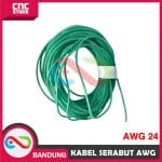 KABEL SERABUT AWG 24 AWG24 HIGH QUALITY HIJAU PERMETER