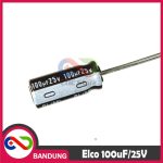 CAPACITOR ELECTROLYTIC ELCO KAPASITOR ELEKTROLIT ELKO 100UF 100UF/25V - Image 3
