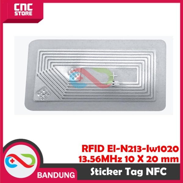 RFID EL-N213-IW1020 NFC Sticker Kecil  Label Tag Compatible NTag213 1 x 2 cm 10 X 20 mm