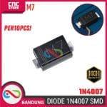 10pcs 1N4007 M7 SMA DO-214AC Dioda 1N4007 SMD Diode 1A Single 1kV IN4007