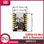 ESP32-C3 SUPER MINI WIFI WIRELESS BLUETOOTH BLE 5.0 ESP32 C3 - Image 4