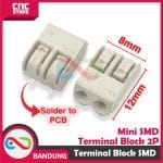 MINI SMD TERMINAL BLOCK 2 LOBANG WIRE TO BOARD SOLDERING CABLE TO PCB - Image 2