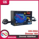 DIMMER 4000W AC PENGATUR KECEPATAN GERINDA SELEPAN LAMPU BOR PEMANAS MC4K16A 4000 WATT - Image 2