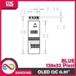 OLED DISPLAY 0.91 INCH 128X32 LCD SCREEN - Image 5
