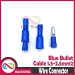 BLUE BULLET WIRE CONNECTOR TERMINAL PLUG CUCUK KABEL QUICK CABLE CRIMP - Image 5