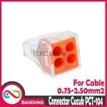 TERMINAL CUCUK 4 KABEL PCT 104 BUKAN WAGO 773 PUSH KONEKTOR TUSUK JOIN