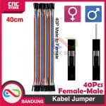 40PCS JUMPER CABLE KABEL 40CM MALE TO MALE DUPONT 40PCS - Image 2