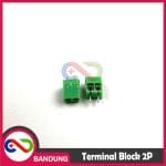KF-350 KF350 GREEN TERMINAL BLOCK HIJAU GREEN 2PIN 2P 2 PIN SCREW 3.5MM - Image 2