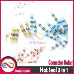 3in1 HOT SEAL WIRE CONNECTOR SAMBUNGAN KABEL WATERPROOF SOLDER HEAT - PUTIH - Image 2
