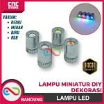 Lampu LED Baterai Battery Miniatur DIY Dekorasi Maket Arsitek Interior Lampion Mainan Prakarya Tugas Sekolah Warna Warni - HIJAU