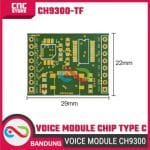 Modul Suara CH9300-TF Voice Module Chip Plug-in Type C – Untuk Koneksi Audio dan Proyek DIY - Image 2