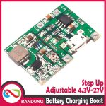 BATTERY CHARGING BOOST DISCHARGING ADJUSTABLE MODULE 2A 3.7V LITER 9V 18650 - Image 5