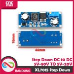 XL7015 Step Down DC DC Adjustable 5V-80V TO 5V-20V 0.8A - Image 3