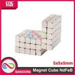 MAGNET NEODYMIUM NDFEB CUBE PERMANEN 5X5X5MM - Image 3